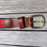 Leather Canvas Belt